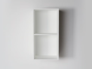 ETHOS - Open suspended Resin Stone bathroom wall cabinet - Cabinet by LUSSO
