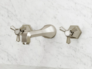 ETON - 3 hole wall-mounted washbasin mixer - Tap by LUSSO