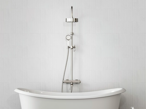 ETON - Thermostatic bathtub mixer with overhead shower - Tap by LUSSO