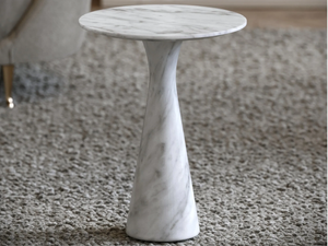 MONET - Round Carrara marble coffee table - Coffee table by LUSSO