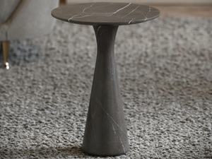 MONET - Round Pietra Grey marble coffee table - Coffee table by LUSSO