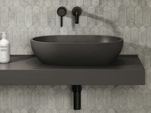 PICASSO - Countertop oval Resin Stone washbasin - Washbasin by LUSSO
