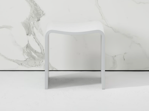 SCOOP - Resin Stone bathroom stool - Stool by LUSSO