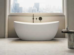 SOHO - Freestanding oval Resin Stone bathtub - Bathtub by LUSSO