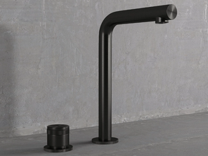 URBAN - 2 hole High countertop stainless steel washbasin mixer - Tap by LUSSO