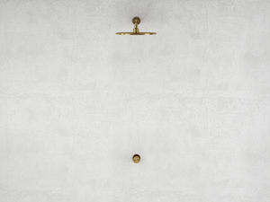 URBAN - 2 hole Recessed shower mixer with overhead shower - Shower by LUSSO