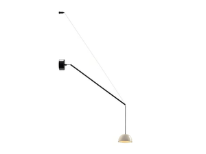 ABSIDIOLA A MOVIL MINI - Wall lamp with swing arm - Wall lamp by Luxcambra