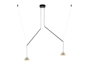 ABSIDIOLA C MOVIL 2 MINI - Adjustable ceramic pendant lamp - Ceiling lamp by Luxcambra