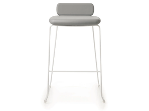 CLUSTER - Sled base high fabric stool - Stool by Luxy