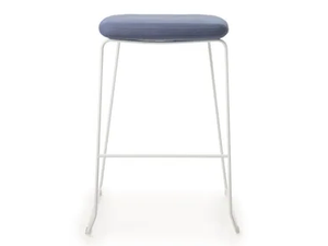 CLUSTER - Sled base high fabric stool - Stool by Luxy