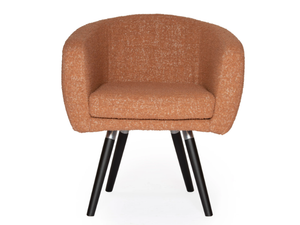 SEA SHELL - Fabric easy chair with armrests - Armchair by Luxy