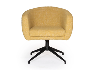 SEA SHELL - Trestle-based easy chair with armrests - Armchair by Luxy