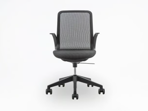 SMARTLIGHT - Nylon® office chair with armrests with 5-Spoke base - Office Chair by Luxy