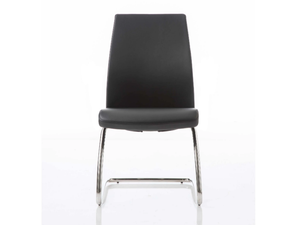 SMARTOFFICE - Sled base leather office chair - Office Chair by Luxy