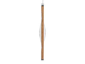 DUNE VERTICAL - LED wood veneer pendant lamp - Ceiling lamp by LZF