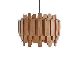 MARUJA - Handmade wood veneer pendant lamp - Ceiling lamp by LZF