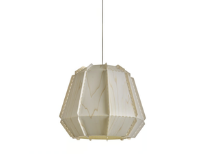STITCHES - Handmade wood veneer pendant lamp - Ceiling lamp by LZF