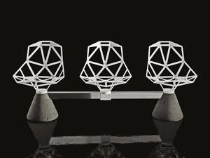 CHAIR ONE PUBLIC SEATING SYSTEM 1 - Freestanding aluminium beam seating - Chair by Magis