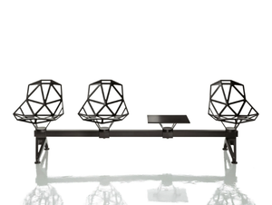 CHAIR ONE PUBLIC SEATING SYSTEM 2 - Aluminium beam seating - Chair by Magis