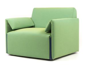 COSTUME - Fabric armchair with removable cover with armrests - Armchair by Magis