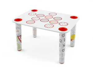 LITTLE FLARE - Rectangular MDF Kids table - Chair by Magis