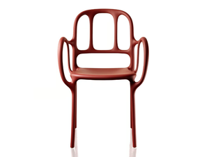 MILÀ - Stackable polypropylene chair - Chair by Magis