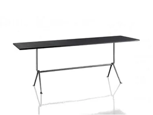 OFFICINA - Rectangular galvanized plate table - Table by Magis