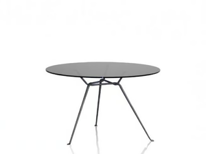 OFFICINA - Round crystal table - Table by Magis