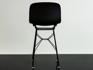 TROY - Low polypropylene stool with back - Stool by Magis