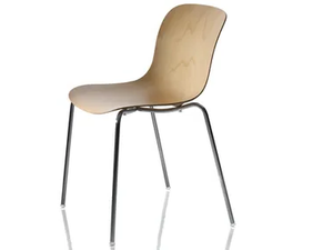 TROY - Stackable multi-layer wood chair - Chair by Magis