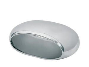 DROP - Aluminium footstool - Pouf by Maletti