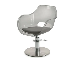 PLEXI FUMÈ - Hairdresser chair - Chair by Maletti