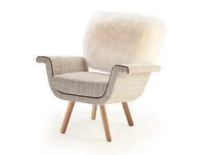 IVY - Fabric easy chair with armrests - Armchair by Mambo Unlimited Ideas