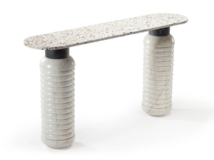 JEAN - Estremoz marble console table - Console by Mambo Unlimited Ideas