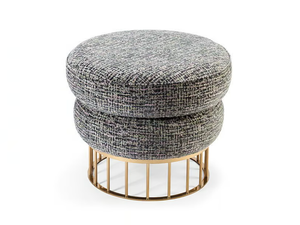 MARY - Round fabric pouf - Pouf by Mambo Unlimited Ideas