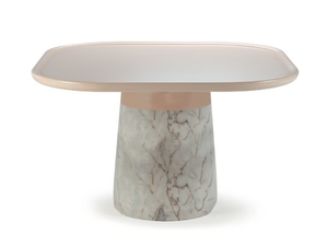 POPPY - Square Estremoz marble table - Table by Mambo Unlimited Ideas