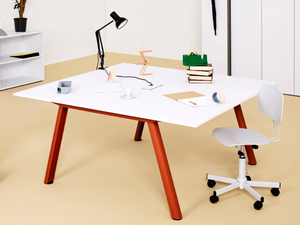 APOLLO - Workstation desk with cable management - Desk by Manerba