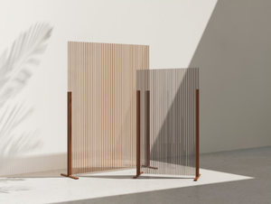 HINOKI - Free standing polycarbonate office screen - Screens by Manerba