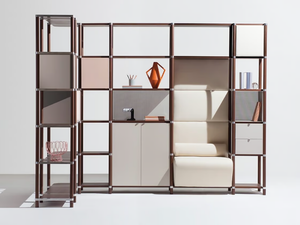 STEM - Infinity System modular bookcase - Cabinet by Manerba