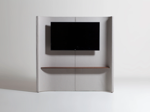 UNDECIDED - Sound absorbing technical fabric office screen - Screens by Manerba