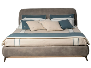 BARUFFA - Leather bed - Bed frame by Mantellassi 1926