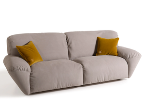 BELUGA - 3 seater sectional microfiber sofa - Sofa by Mantellassi 1926
