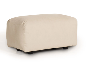 BELUGA - Rectangular microfiber pouf - Pouf by Mantellassi 1926