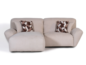 BELUGA - Sectional microfiber sofa with chaise longue - Sofa by Mantellassi 1926