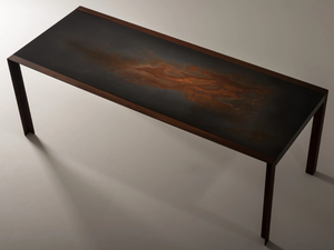 MECCANICA - Rectangular steel table - Table by Mantellassi 1926