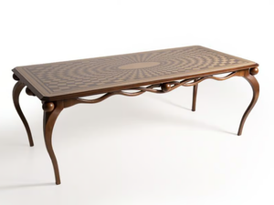 TULLIO - Rectangular wooden table - Table by Mantellassi 1926