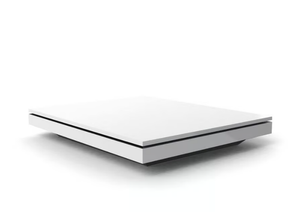 ELEMENTS - Rectangular aluminium garden side table - Side table by MANUTTI