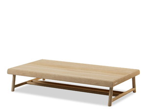 MUYU - Rectangular teak coffee table - Side table by MANUTTI