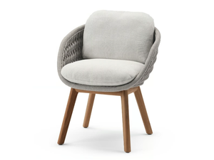 SANDUA - Fabric garden chair with armrests - Chair by MANUTTI