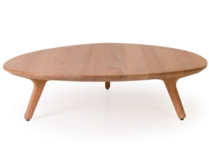 TORSA - Low teak garden side table - Side table by MANUTTI